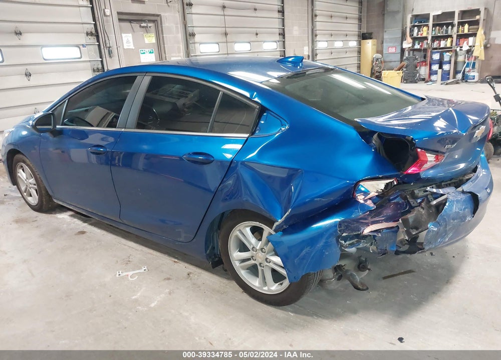 2018 CHEVROLET CRUZE LT AUTO VIN: 1G1BE5SM7J7194843