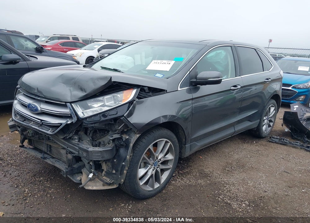 2018 FORD EDGE TITANIUM VIN: 2FMPK3K98JBC26563