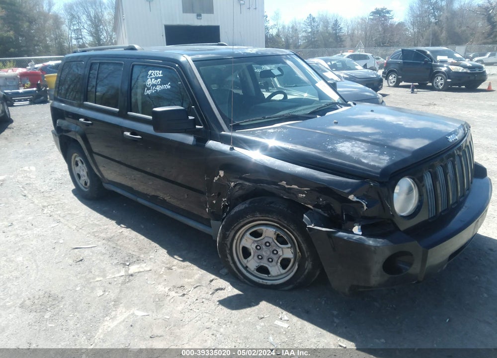 2007 JEEP PATRIOT SPORT VIN: 1J8FT28037D401006