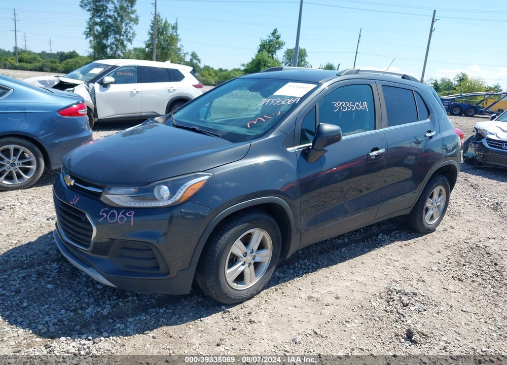 2017 CHEVROLET TRAX LT VIN: 3GNCJPSB9HL234886