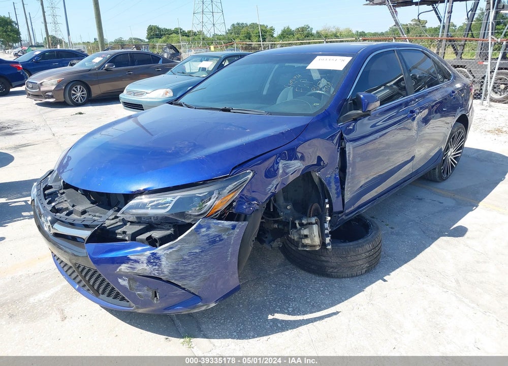 2016 TOYOTA CAMRY SE VIN: 4T1BF1FK2GU563152