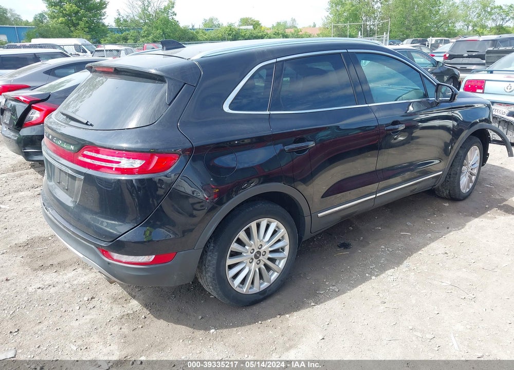 2019 LINCOLN MKC STANDARD VIN: 5LMCJ1D92KUL46922