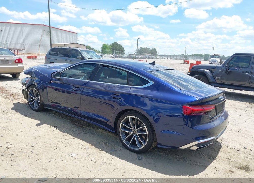 2024 AUDI A5 SPORTBACK PREMIUM PLUS 45 TFSI QUATTRO S TRONIC VIN: WAUFACF50RA003948