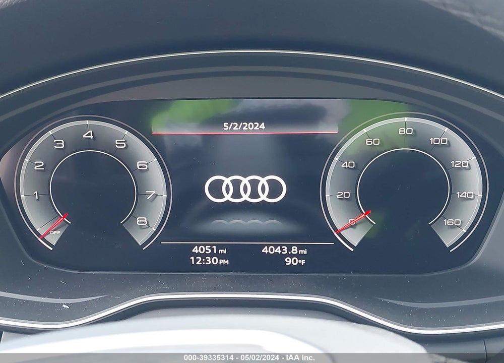 2024 AUDI A5 SPORTBACK PREMIUM PLUS 45 TFSI QUATTRO S TRONIC VIN: WAUFACF50RA003948