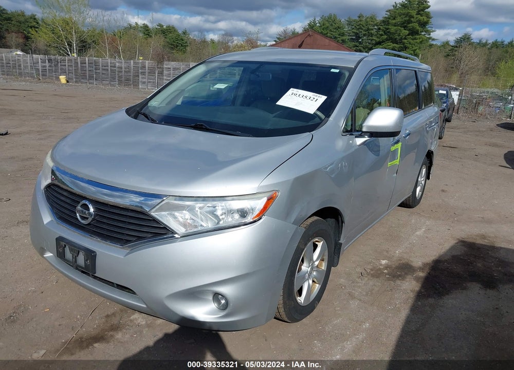 2014 NISSAN QUEST SV VIN: JN8AE2KP2E9108459