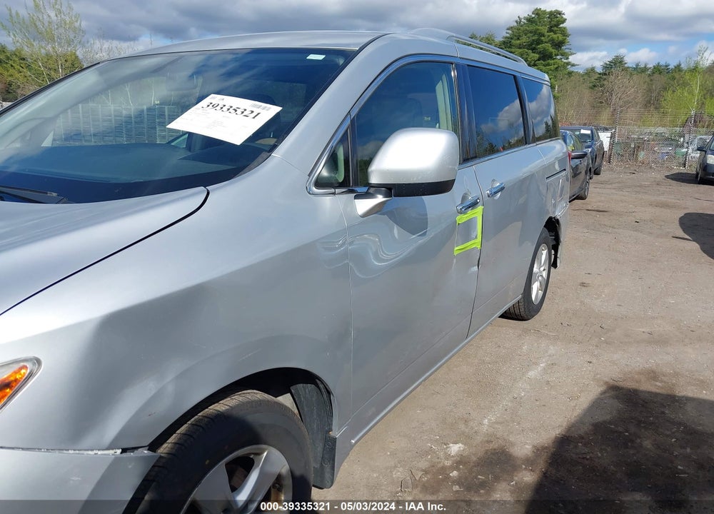 2014 NISSAN QUEST SV VIN: JN8AE2KP2E9108459