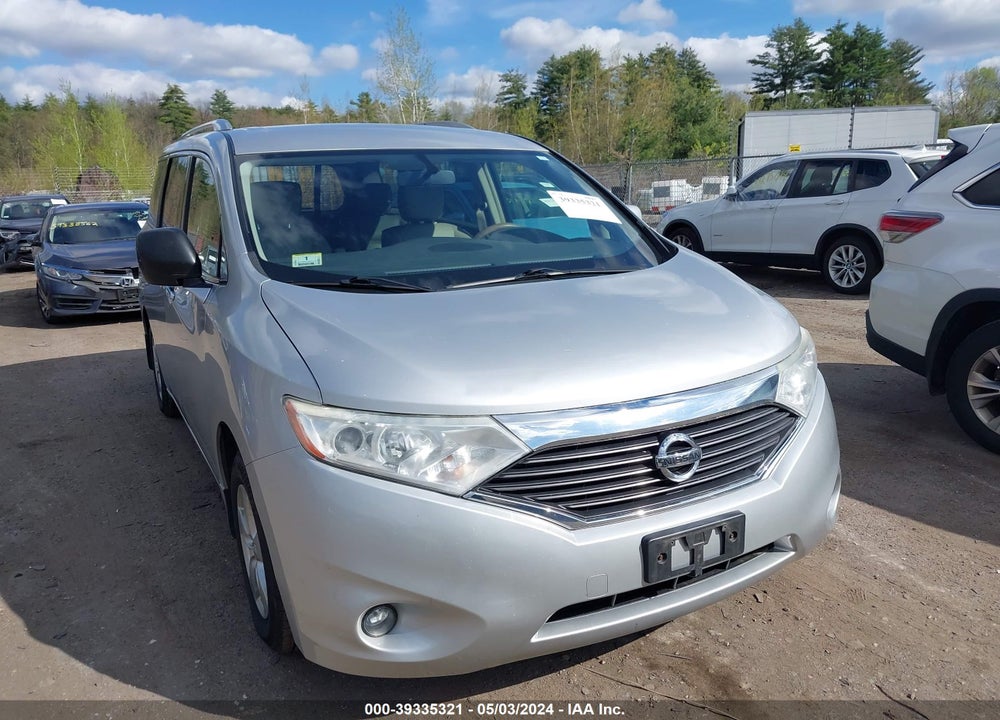 2014 NISSAN QUEST SV VIN: JN8AE2KP2E9108459