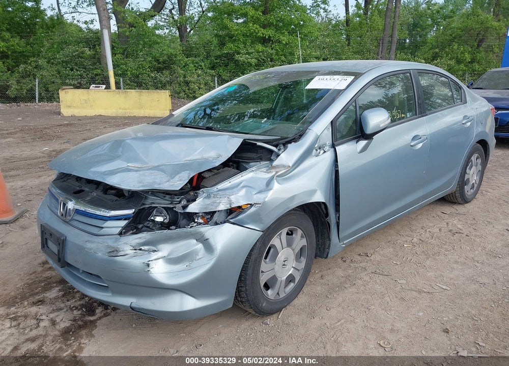 2012 HONDA CIVIC HYBRID VIN: JHMFB4F32CS001302