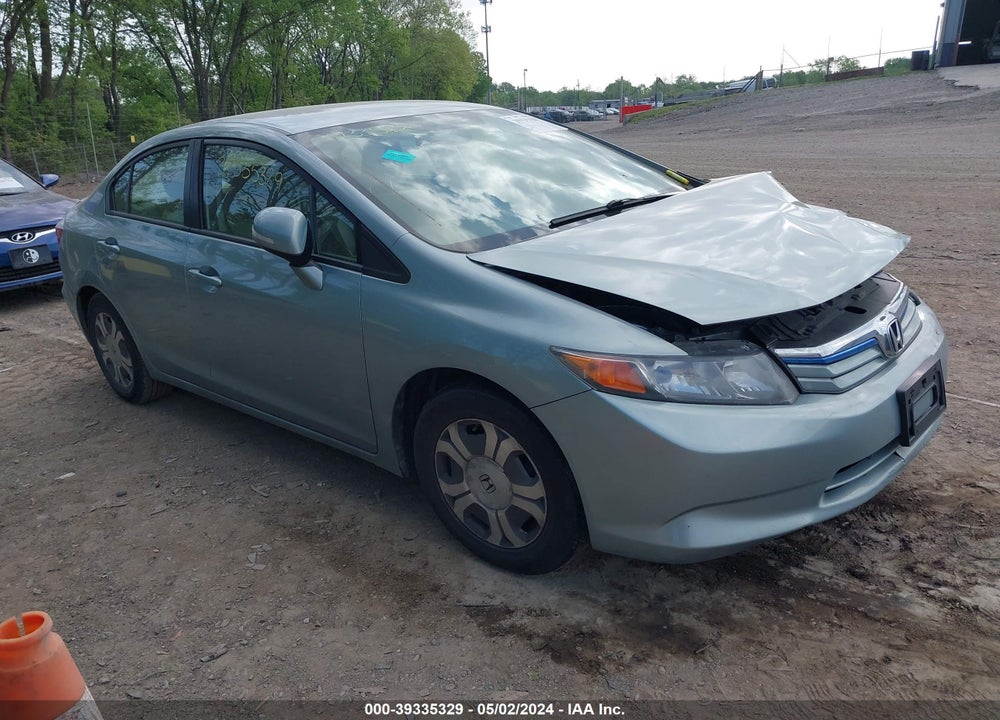 2012 HONDA CIVIC HYBRID VIN: JHMFB4F32CS001302