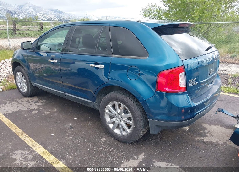 2011 FORD EDGE SEL VIN: 2FMDK4JC2BBA02972