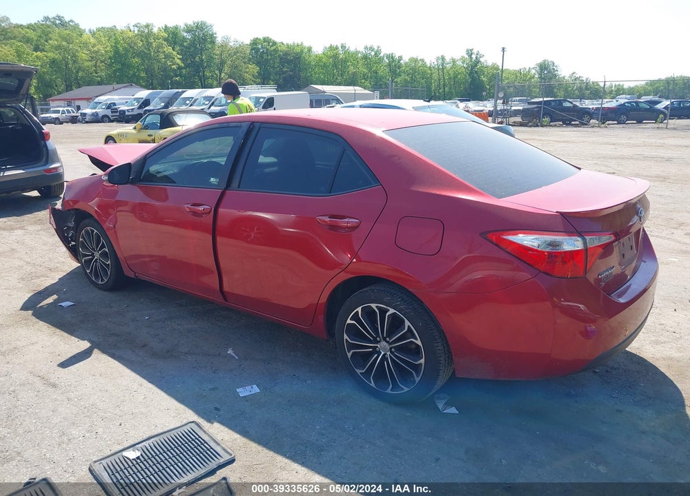 2016 TOYOTA COROLLA S PLUS VIN: 2T1BURHE9GC649457