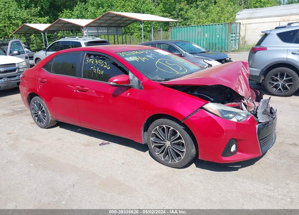 2016 TOYOTA COROLLA S PLUS VIN: 2T1BURHE9GC649457