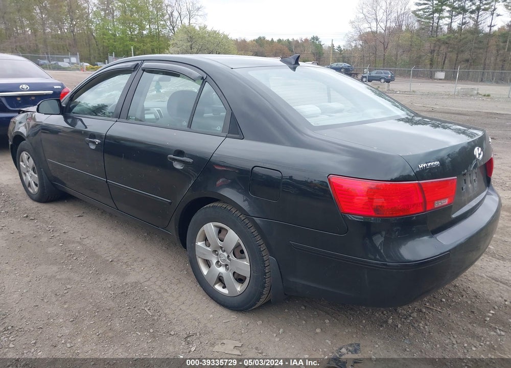 2009 HYUNDAI SONATA GLS VIN: 5NPET46C19H547686
