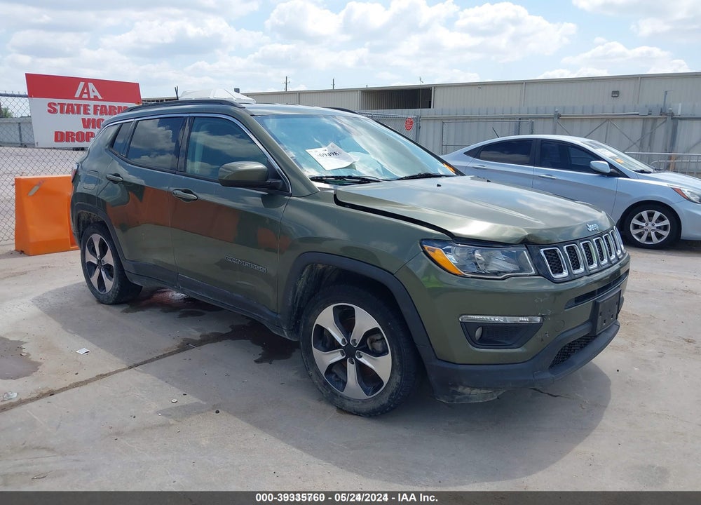 2017 JEEP NEW COMPASS LATITUDE FWD VIN: 3C4NJCBB4HT690921