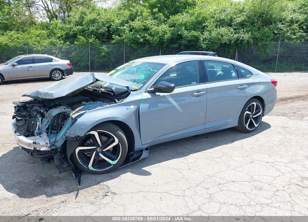 2022 HONDA ACCORD HYBRID SPORT VIN: 1HGCV3F29NA039133