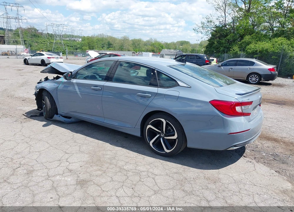 2022 HONDA ACCORD HYBRID SPORT VIN: 1HGCV3F29NA039133