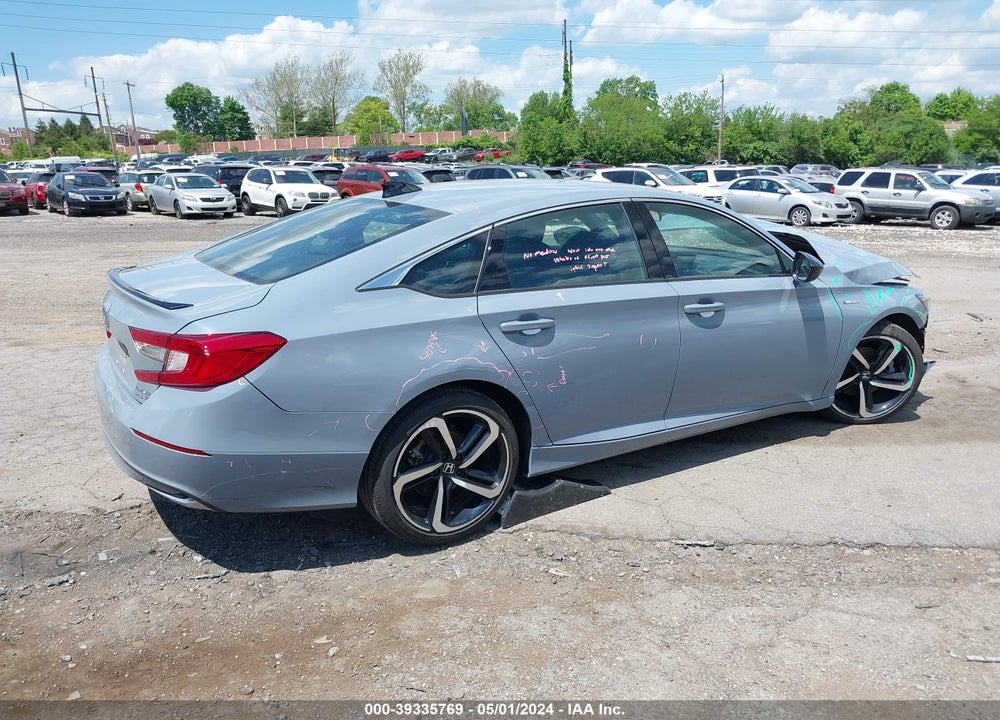 2022 HONDA ACCORD HYBRID SPORT VIN: 1HGCV3F29NA039133