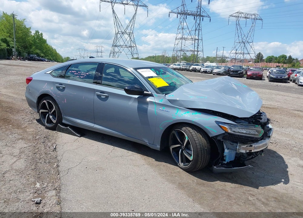 2022 HONDA ACCORD HYBRID SPORT VIN: 1HGCV3F29NA039133