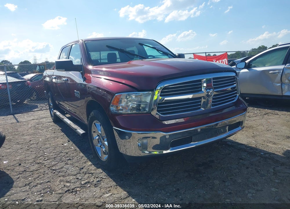 2017 RAM 1500 BIG HORN 4X4 5'7 BOX VIN: 1C6RR7LG1HS527812