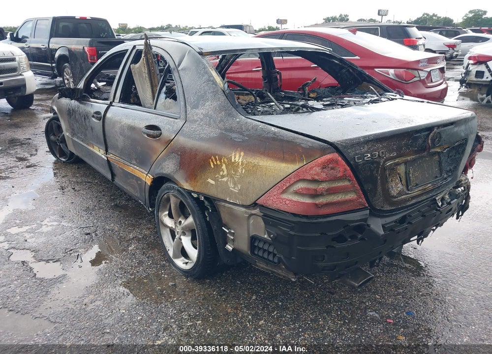 2006 MERCEDES-BENZ C 230 SPORT VIN: WDBRF52H86A904167