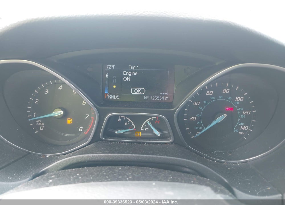 2014 FORD FOCUS TITANIUM VIN: 1FADP3J26EL447037