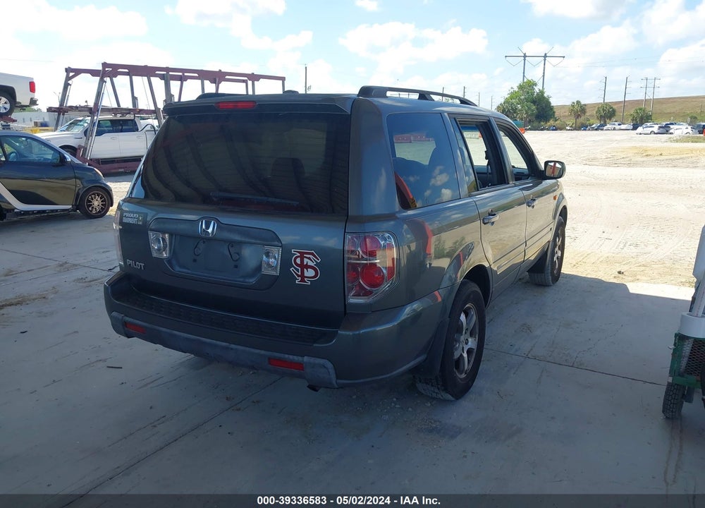 2008 HONDA PILOT SE VIN: 5FNYF28348B027100