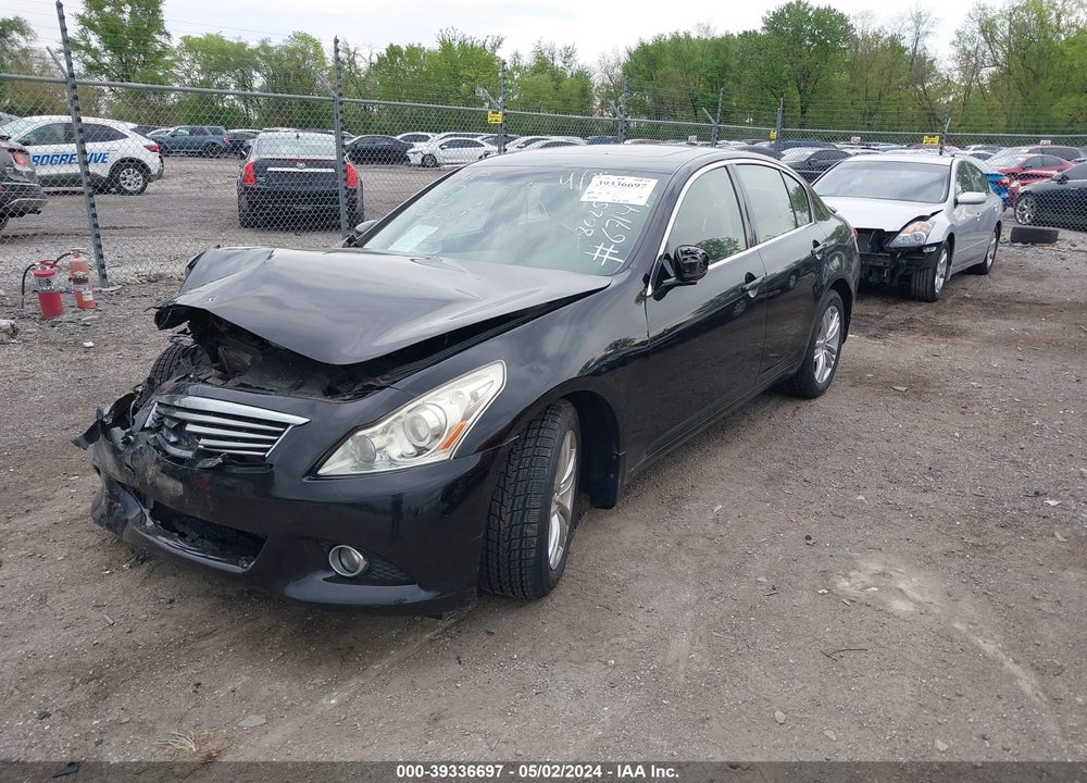 2012 INFINITI G25X VIN: JN1DV6AR7CM862568