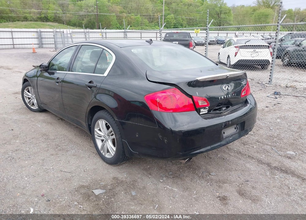 2012 INFINITI G25X VIN: JN1DV6AR7CM862568