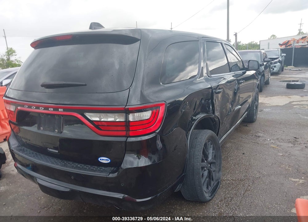 2015 DODGE DURANGO SXT VIN: 1C4RDJAG4FC801938