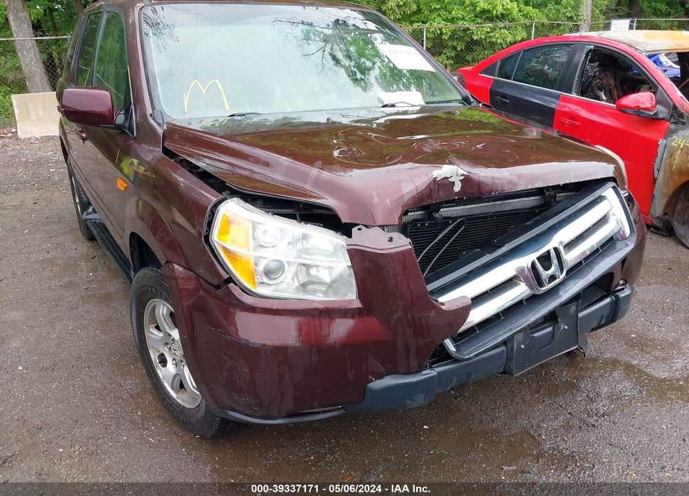 2008 HONDA PILOT EX-L VIN: 5FNYF18558B016019