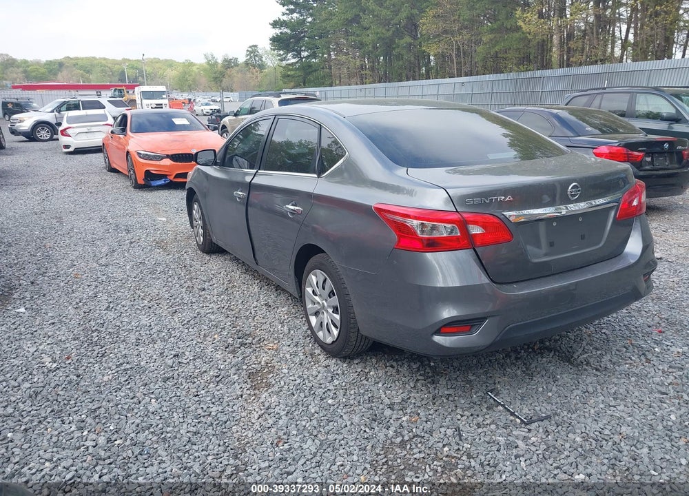 2018 NISSAN SENTRA S VIN: 3N1AB7AP1JY249016
