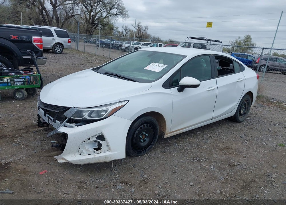 2019 CHEVROLET CRUZE CVT (FLEET ORDERS ONLY) VIN: 1G1BJ5SM9K7106176