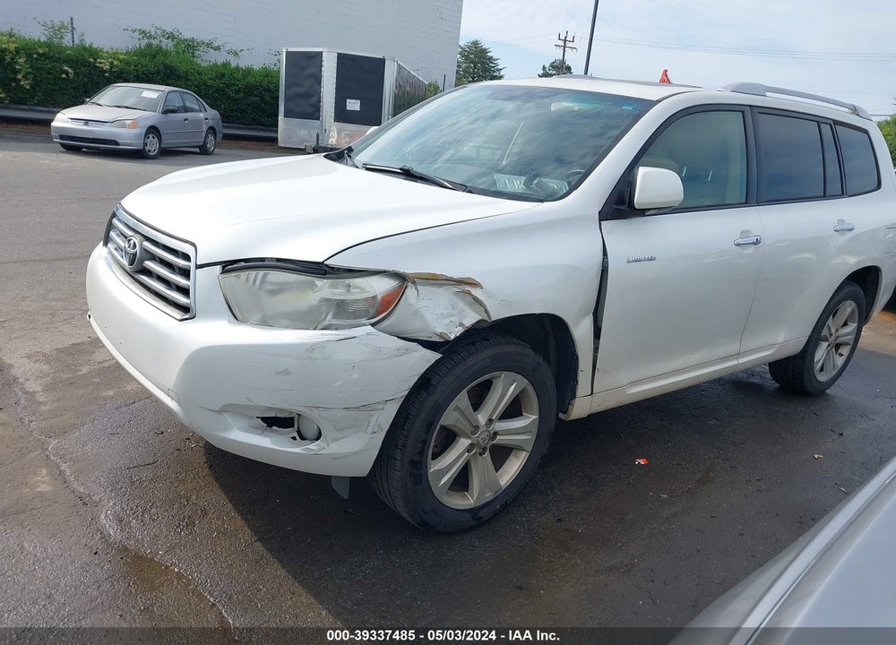 2008 TOYOTA HIGHLANDER LIMITED VIN: JTEES42A382054434