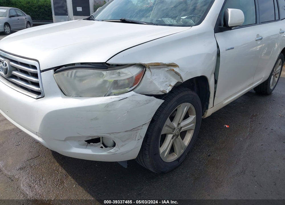 2008 TOYOTA HIGHLANDER LIMITED VIN: JTEES42A382054434