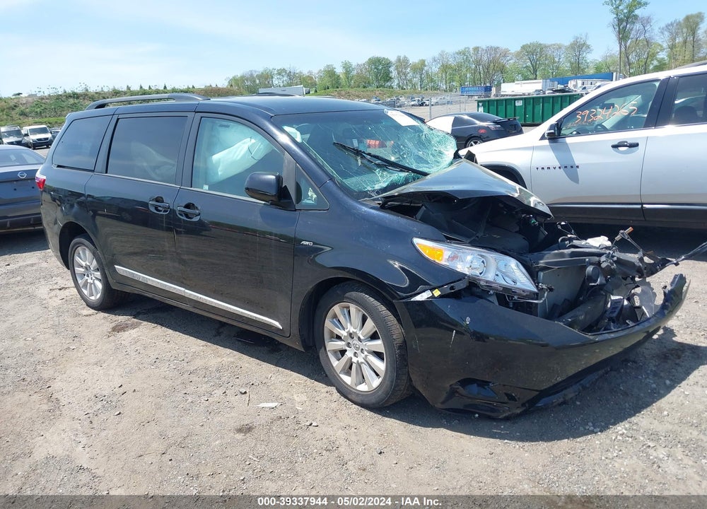 2016 TOYOTA SIENNA LE 7 PASSENGER VIN: 5TDJK3DC8GS132984