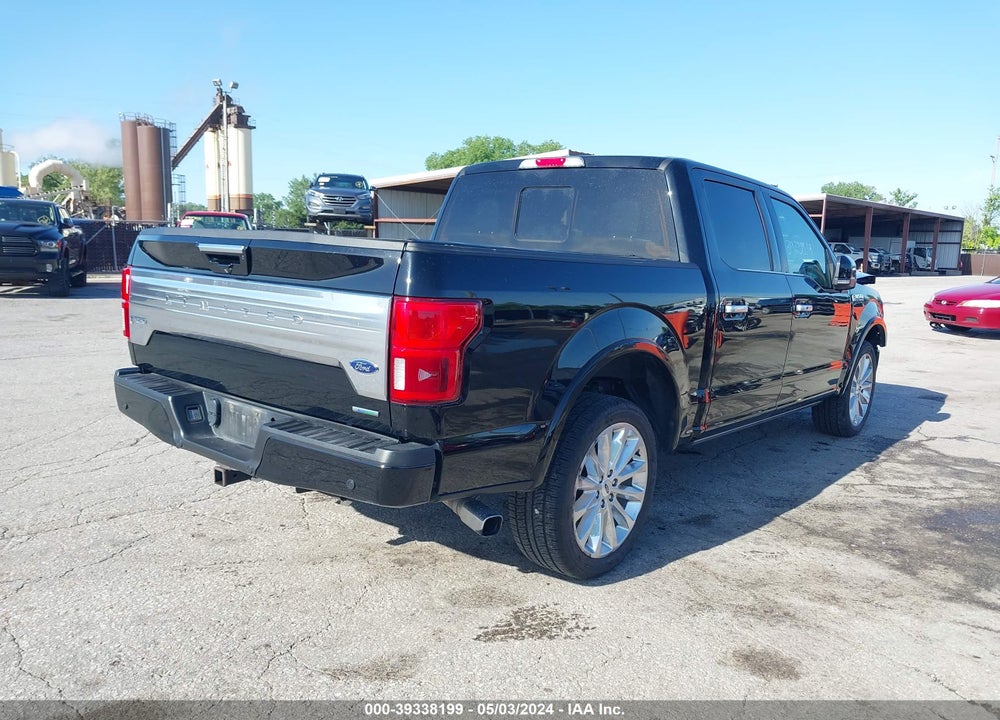 2018 FORD F-150 LIMITED VIN: 1FTEW1EG7JFC01117