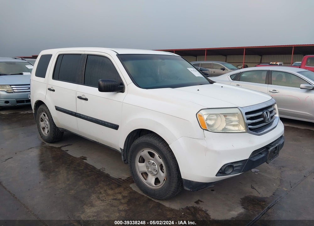 2012 HONDA PILOT LX VIN: 5FNYF3H21CB005268