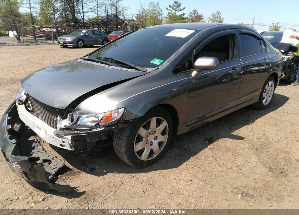 2010 HONDA CIVIC LX VIN: 2HGFA1F55AH578366