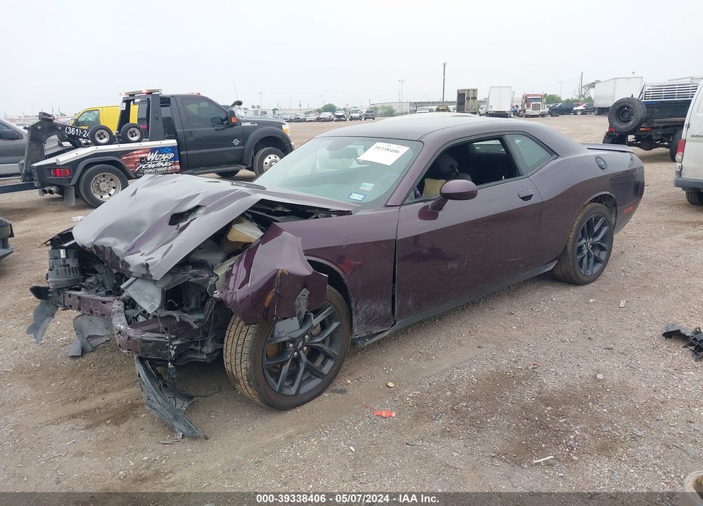 2022 DODGE CHALLENGER SXT VIN: 2C3CDZAG6NH185244