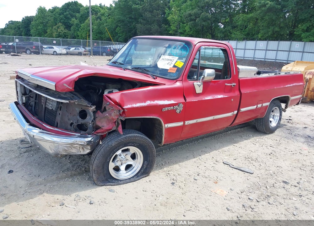 1987 CHEVROLET R10 VIN: 1GCER14H8HS141027