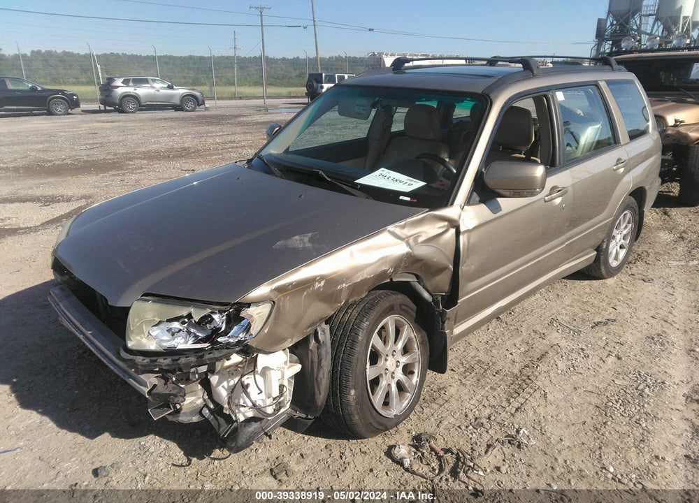 2008 SUBARU FORESTER 2.5X VIN: JF1SG656X8H716461