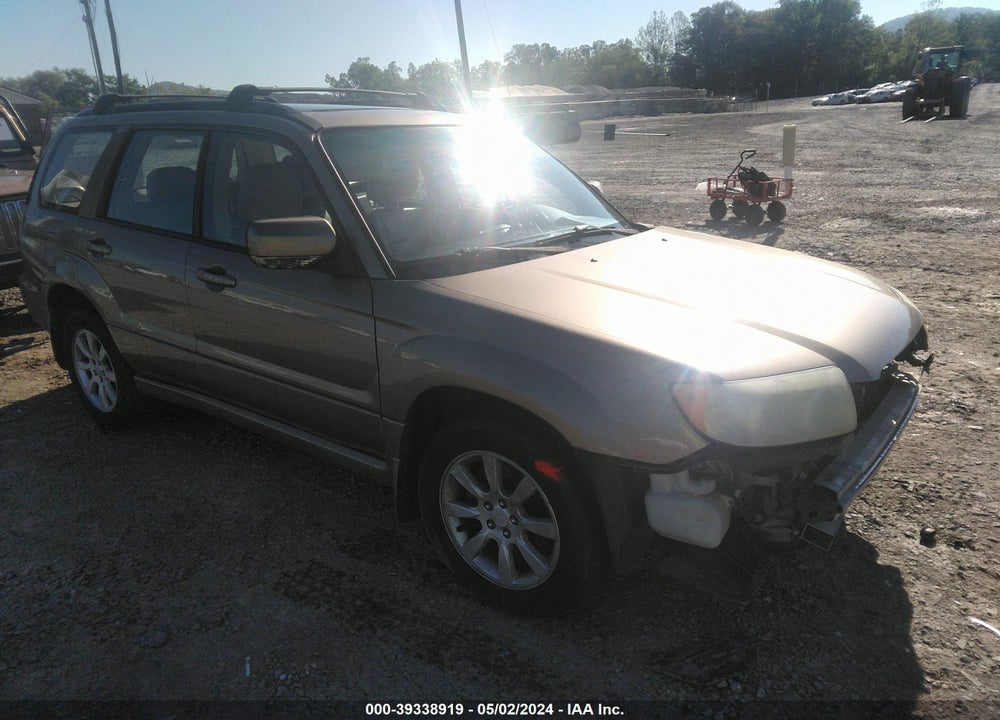 2008 SUBARU FORESTER 2.5X VIN: JF1SG656X8H716461