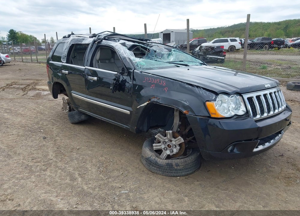 2009 JEEP GRAND CHEROKEE OVERLAND VIN: 1J8HR68T39C520532