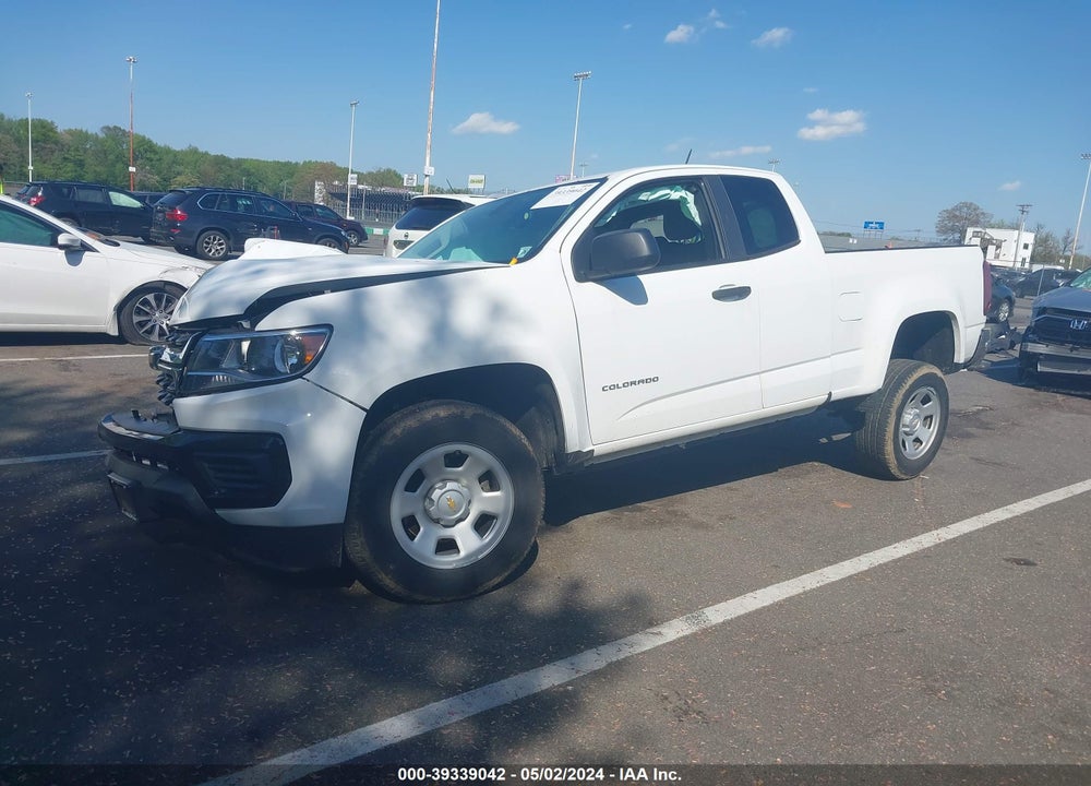 2021 CHEVROLET COLORADO 2WD LONG BOX WT VIN: 1GCHSBEA9M1126836