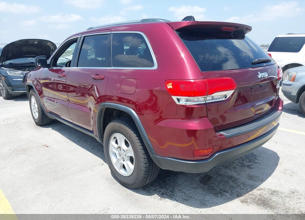 2017 JEEP GRAND CHEROKEE LAREDO 4X2 VIN: 1C4RJEAG9HC846196