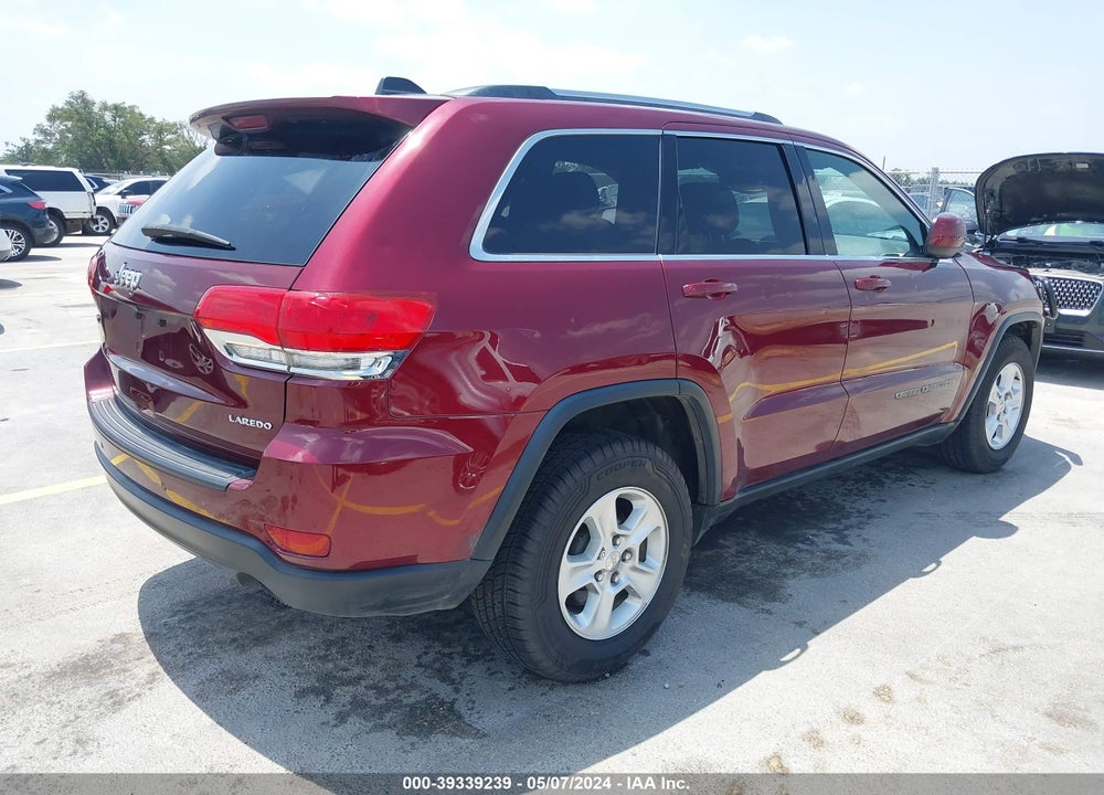 2017 JEEP GRAND CHEROKEE LAREDO 4X2 VIN: 1C4RJEAG9HC846196