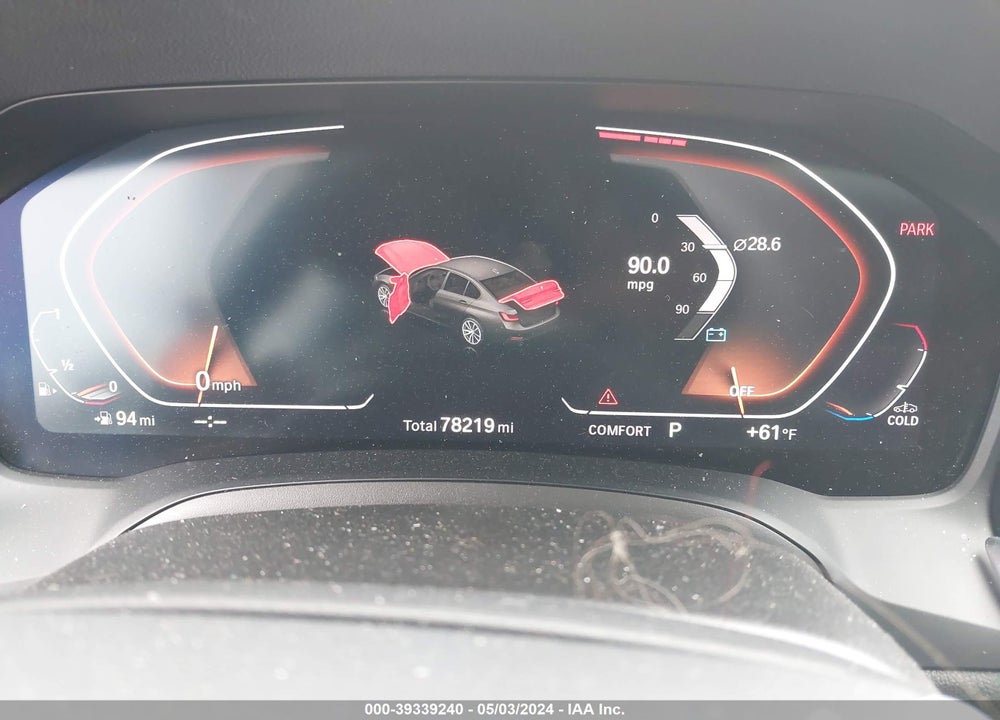 2020 BMW 330I VIN: 3MW5R1J00L8B33221