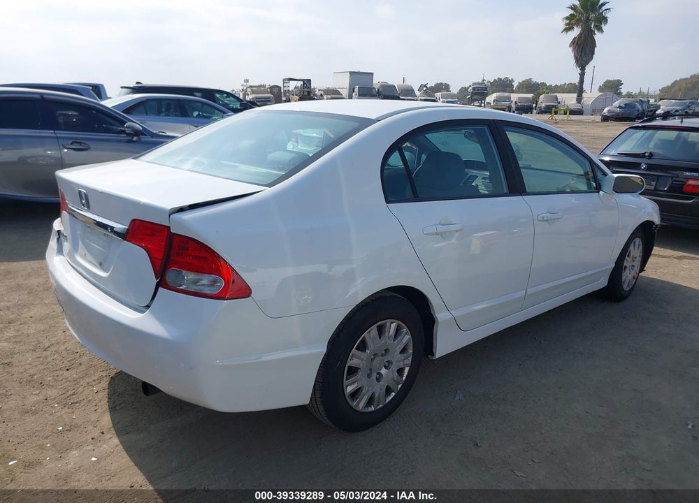 2010 HONDA CIVIC VP VIN: 19XFA1F36AE036220