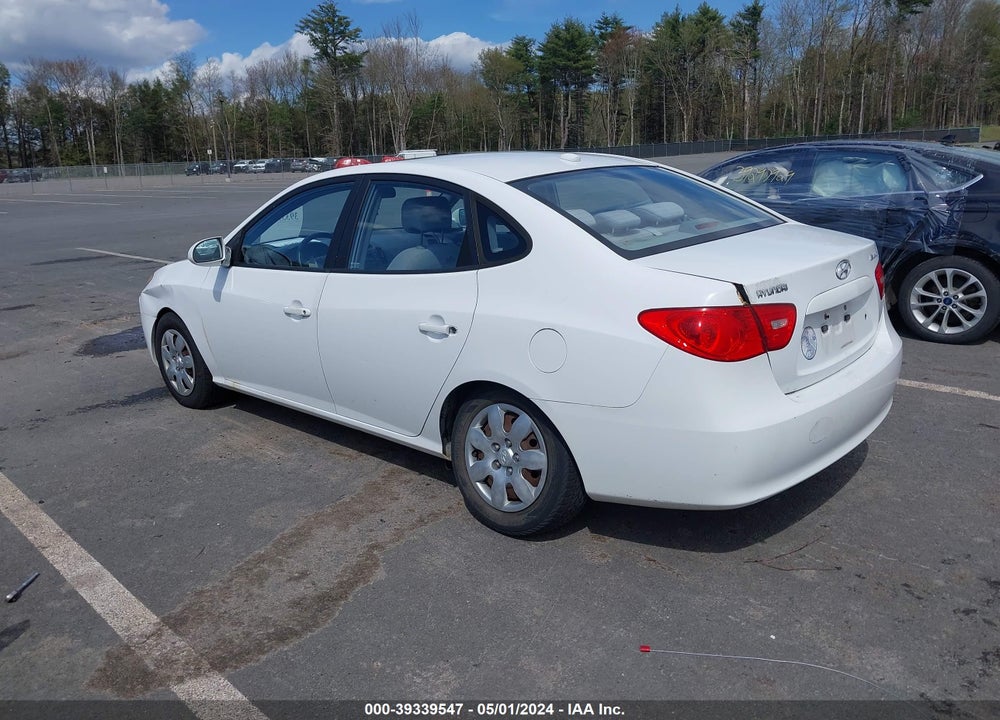 2007 HYUNDAI ELANTRA VIN: KMHDU46D27U123773