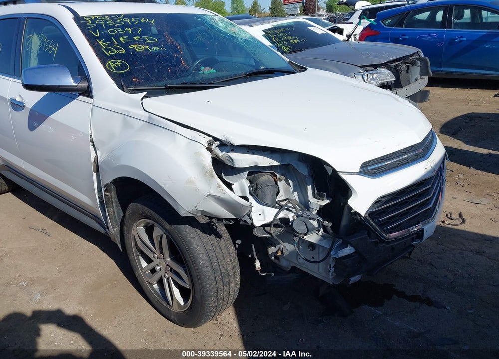 2016 CHEVROLET EQUINOX LTZ VIN: 2GNFLGEK2G6290397